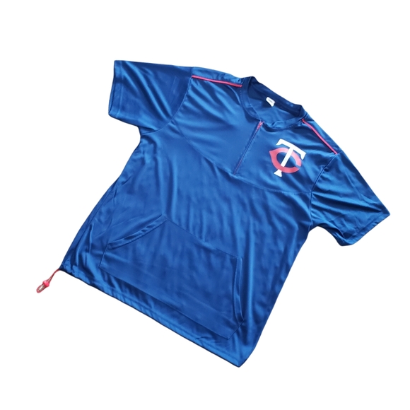 Minnesota Twins Short Sleeve Dri-Fit Warmup Shirt - Picture 2 of 5